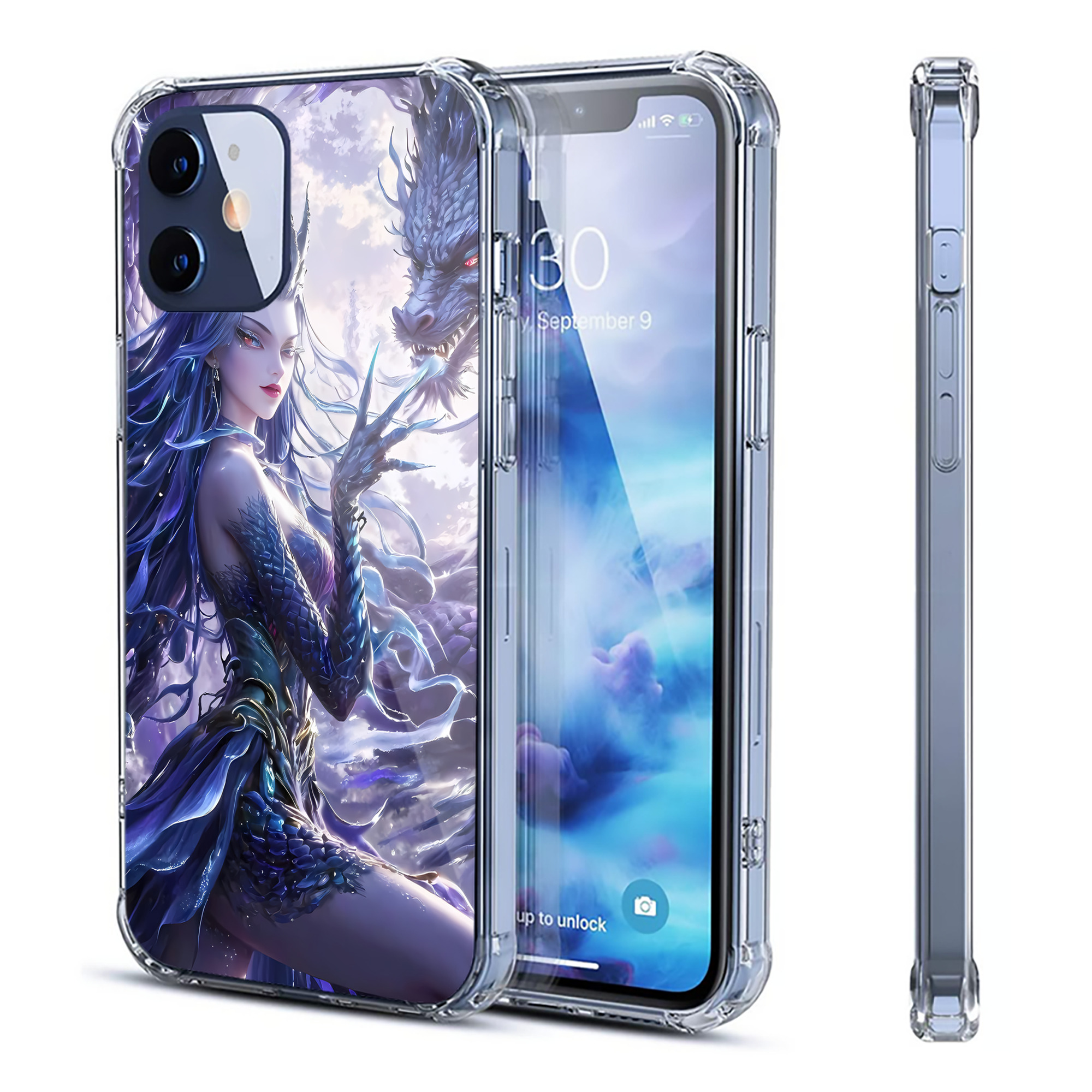 （画像用） Ne Zha 2 ナタ 魔童の大暴れ 【iPhone 12シリーズ対応】透明スマホケース（クリアソフトケース）